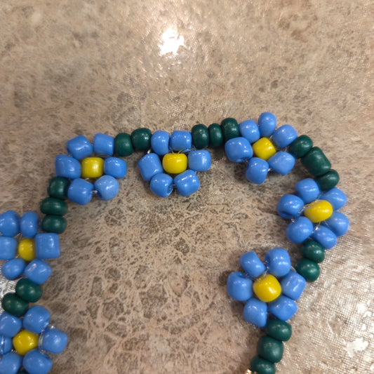 Beaded Flower Bracelet