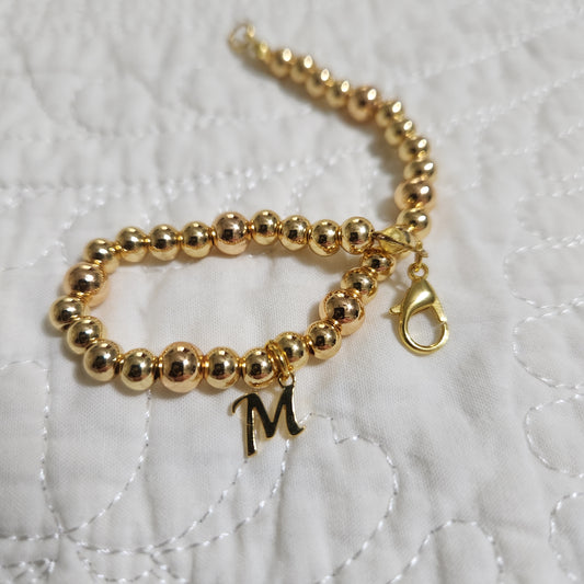 Initial Charm Bracelet