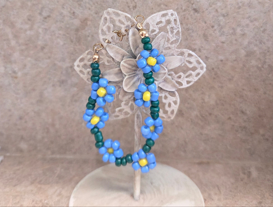 Beaded Flower Bracelet