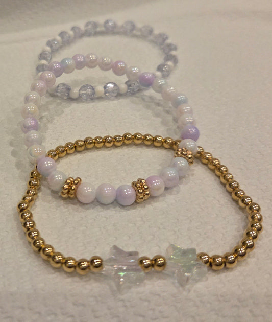 Stylish Elastic Bracelet Set