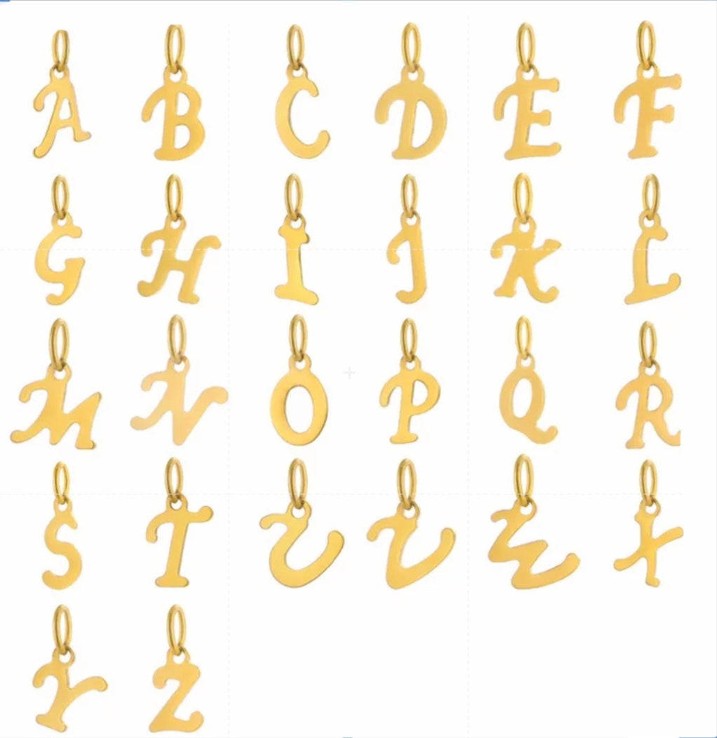 Initial Charm Bracelet