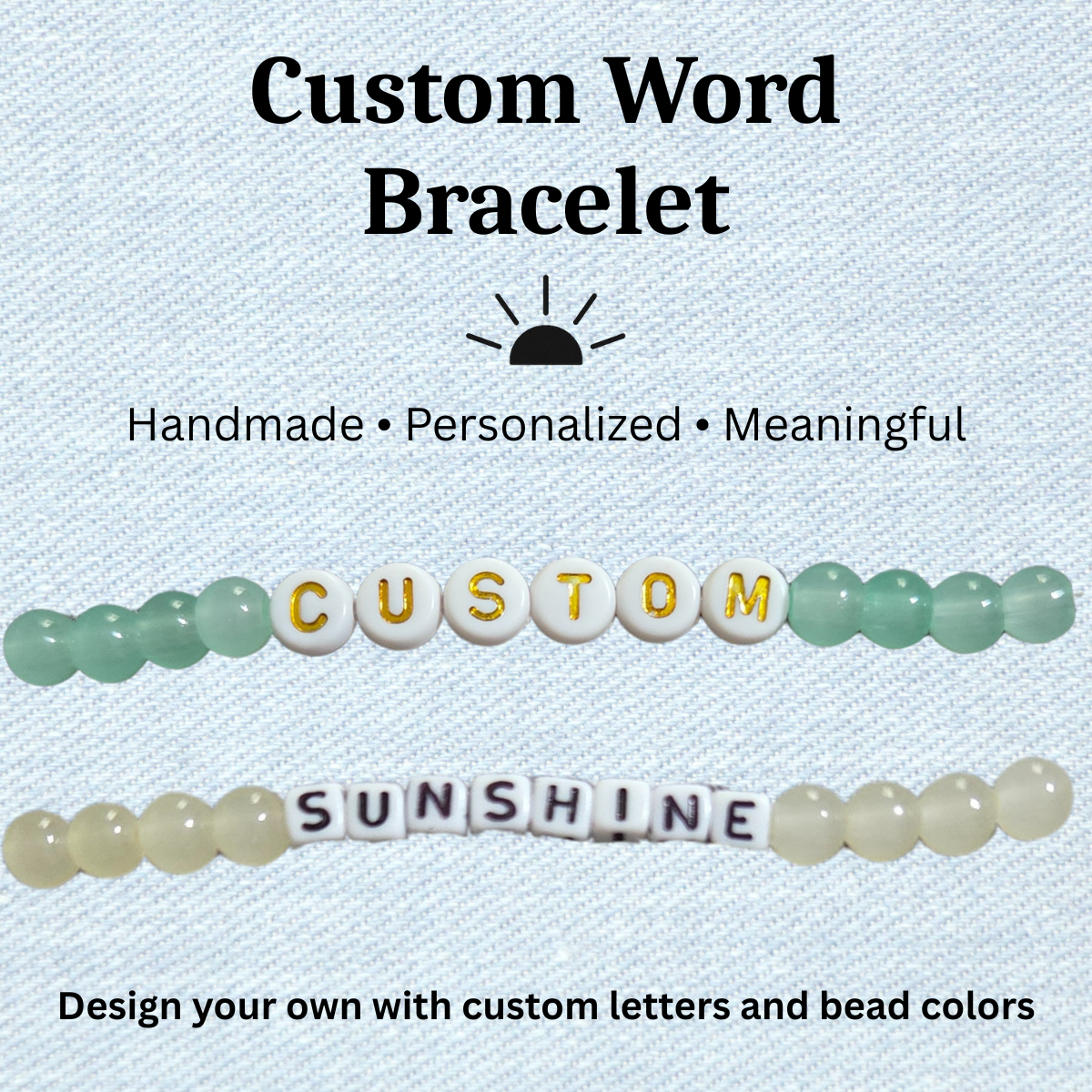 Custom Word Bracelet